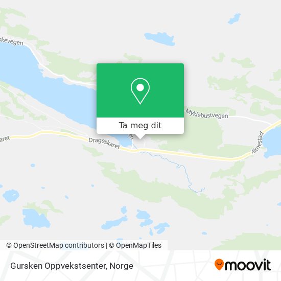 Gursken Oppvekstsenter kart