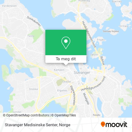 Stavanger Medisinske Senter kart