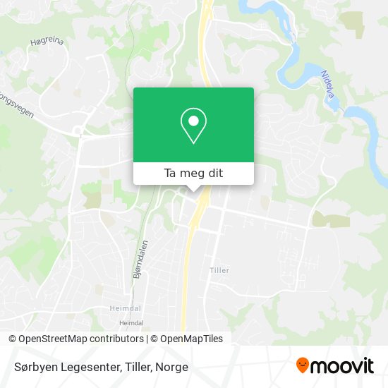 Sørbyen Legesenter, Tiller kart