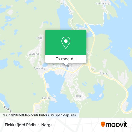 Flekkefjord Rådhus kart