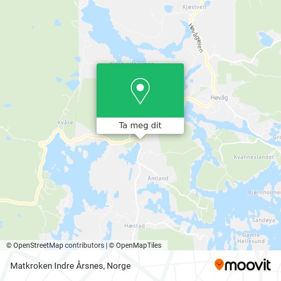 Matkroken Indre Årsnes kart