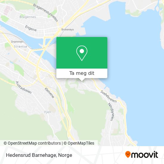 Hedensrud Barnehage kart
