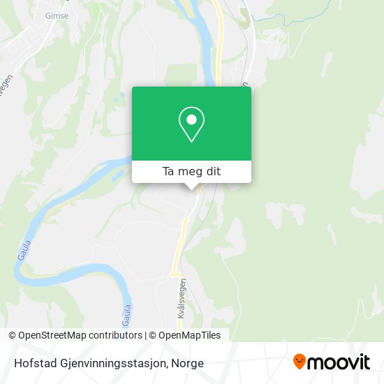 Hofstad Gjenvinningsstasjon kart