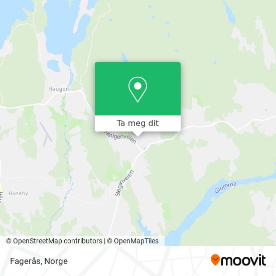 Fagerås kart