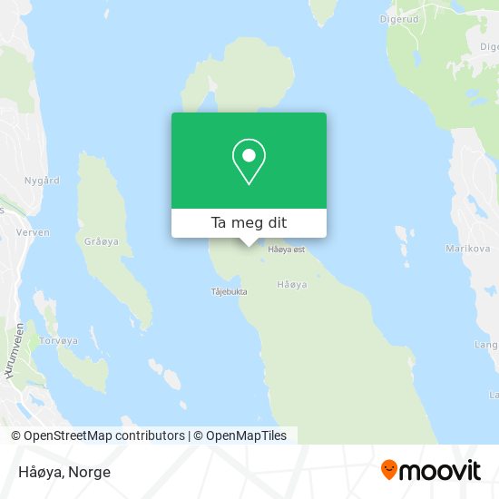 Håøya kart