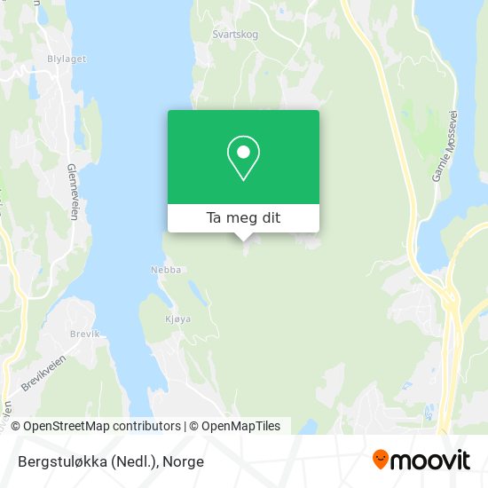 Bergstuløkka (Nedl.) kart