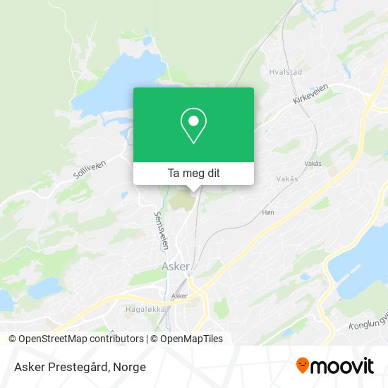 Asker Prestegård kart