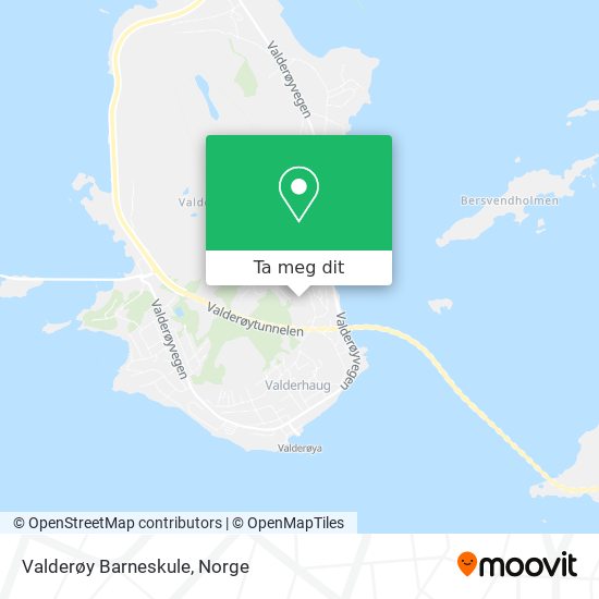 Valderøy Barneskule kart