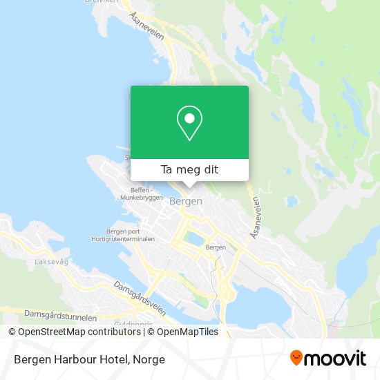 Bergen Harbour Hotel kart