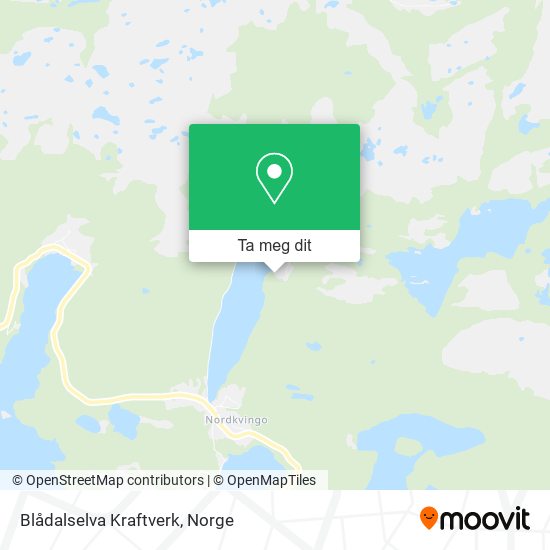 Blådalselva Kraftverk kart