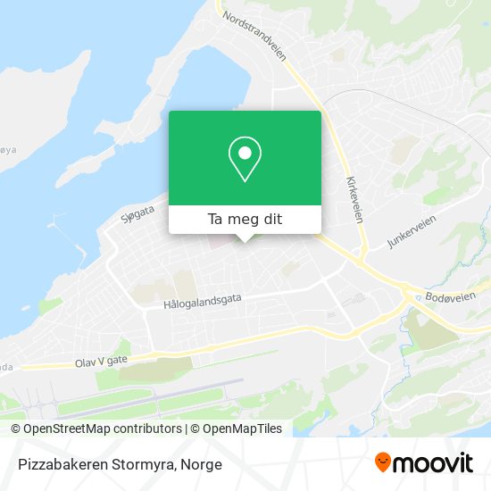 Pizzabakeren Stormyra kart
