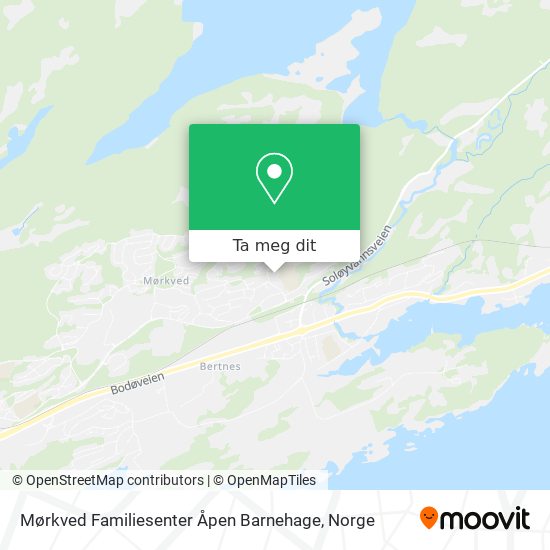 Mørkved Familiesenter Åpen Barnehage kart