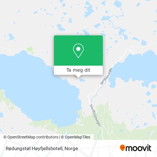 Rødungstøl Høyfjellshotell kart