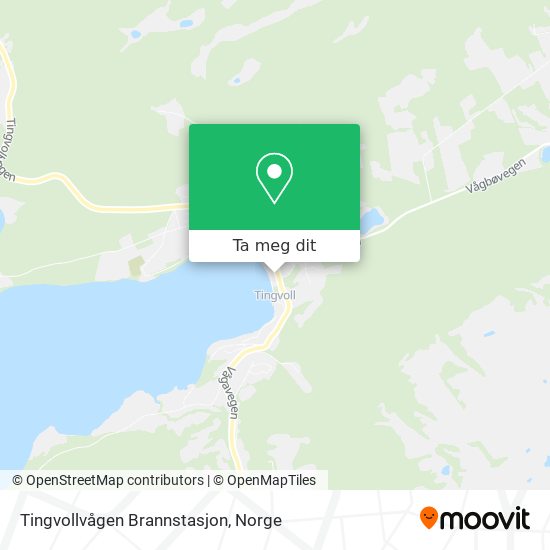 Tingvollvågen Brannstasjon kart