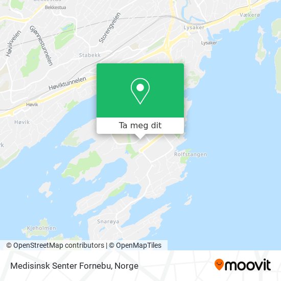 Medisinsk Senter Fornebu kart