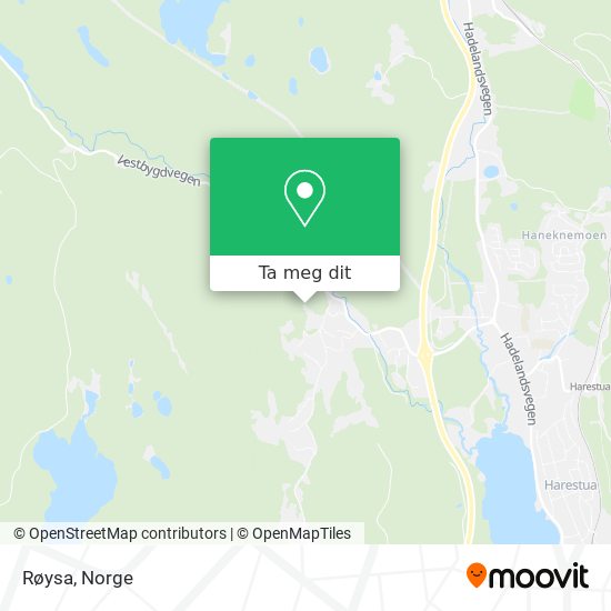 Røysa kart