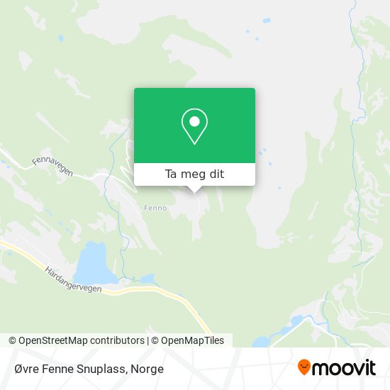 Øvre Fenne Snuplass kart