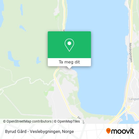 Byrud Gård - Veslebygningen kart