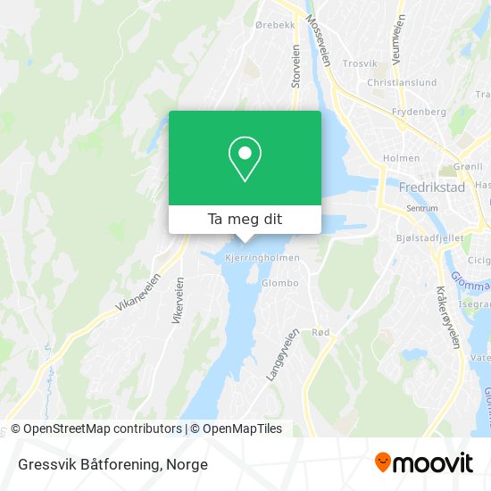 Gressvik Båtforening kart