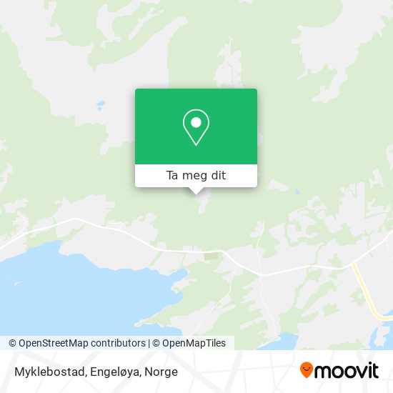 Myklebostad, Engeløya kart