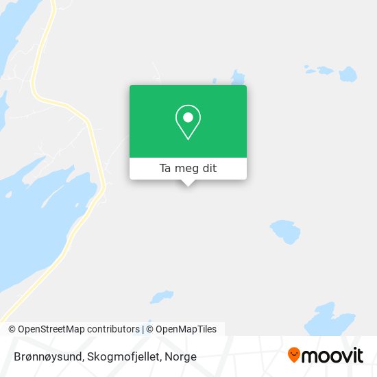 Brønnøysund, Skogmofjellet kart