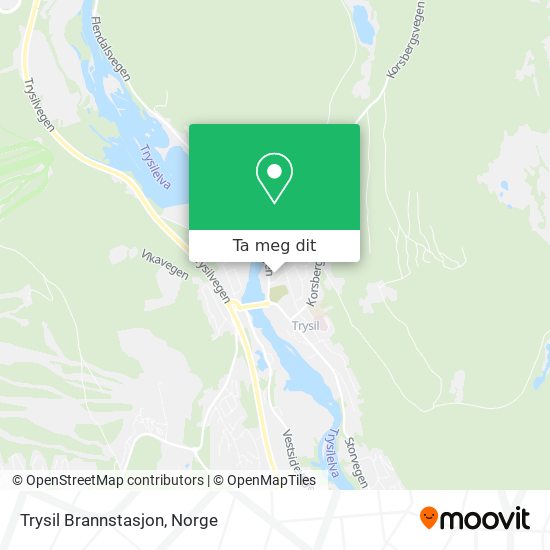 Trysil Brannstasjon kart