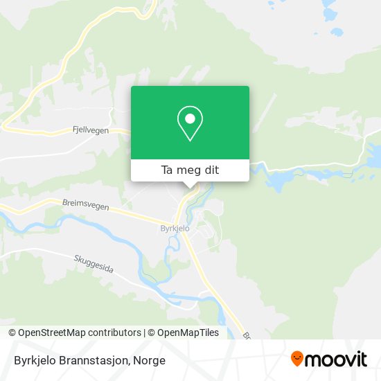 Byrkjelo Brannstasjon kart