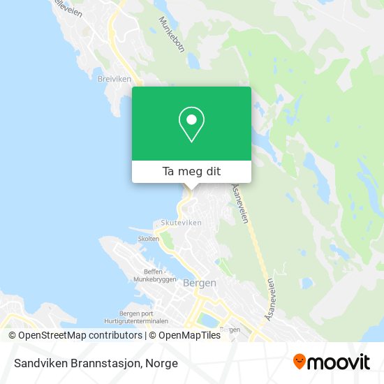 Sandviken Brannstasjon kart