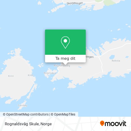 Rognaldsvåg Skule kart
