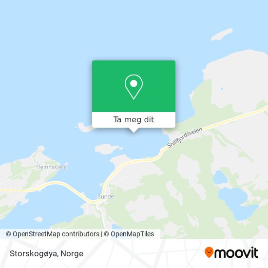 Storskogøya kart