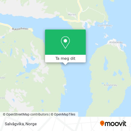 Salvågvika kart