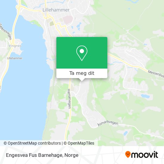 Engesvea Fus Barnehage kart