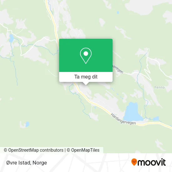 Øvre Istad kart