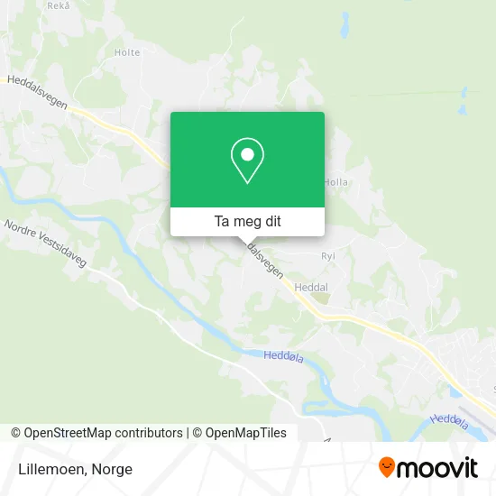 Lillemoen kart