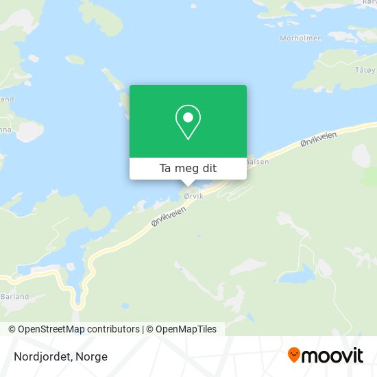 Nordjordet kart