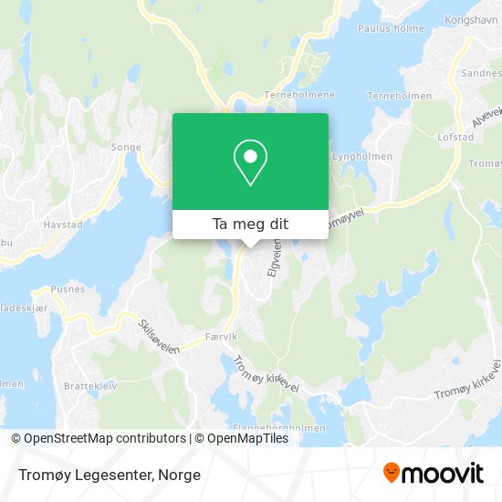 Tromøy Legesenter kart