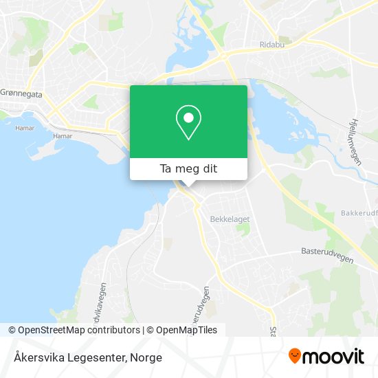 Åkersvika Legesenter kart