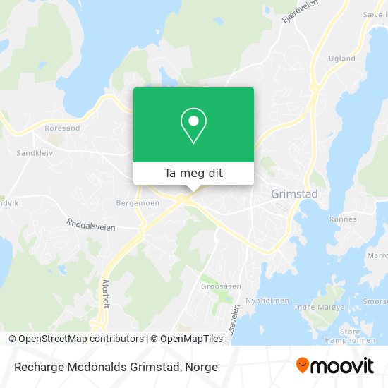 Recharge Mcdonalds Grimstad kart