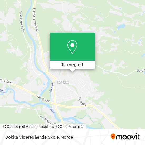 Dokka Videregående Skole kart
