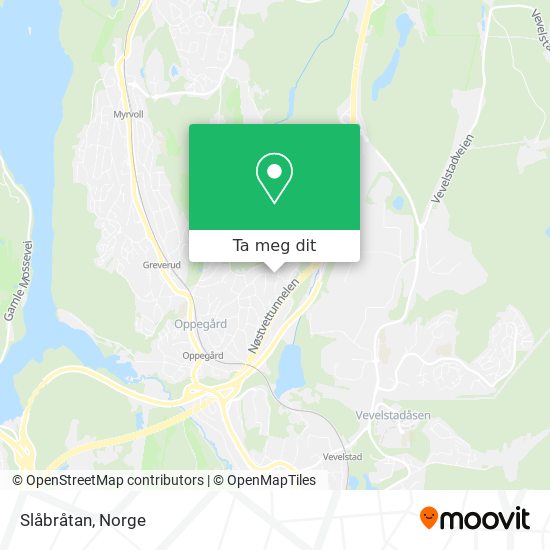 Slåbråtan kart