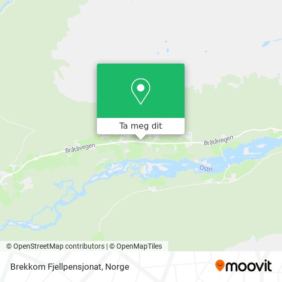 Brekkom Fjellpensjonat kart