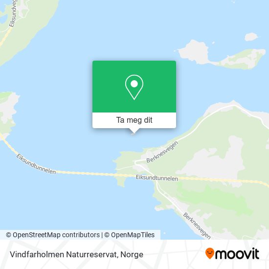 Vindfarholmen Naturreservat kart