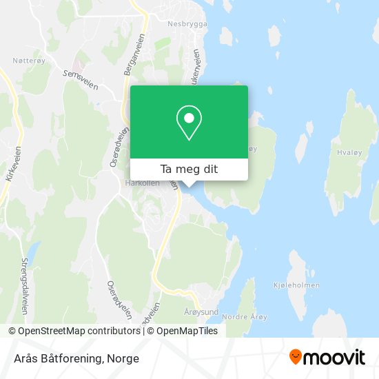 Arås Båtforening kart