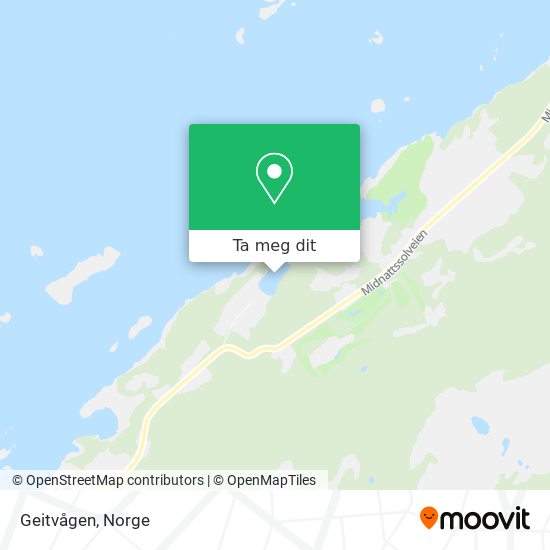 Geitvågen kart