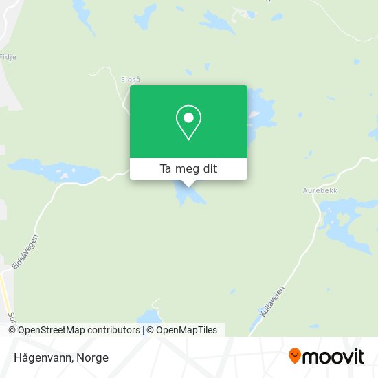 Hågenvann kart