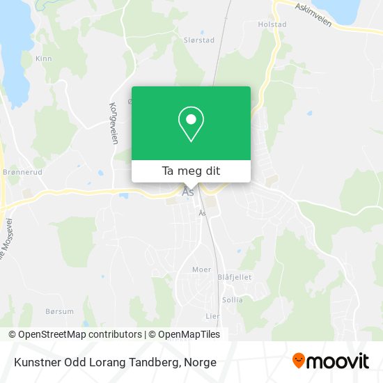 Kunstner Odd Lorang Tandberg kart