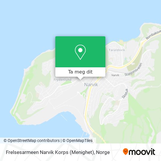 Frelsesarmeen Narvik Korps (Menighet) kart