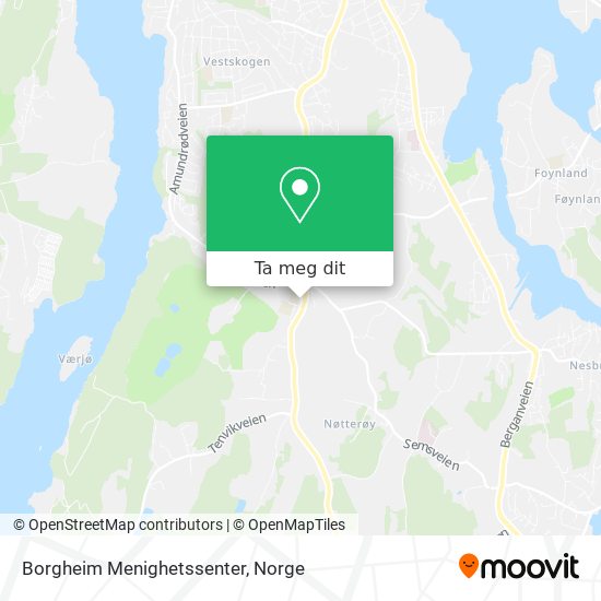Borgheim Menighetssenter kart