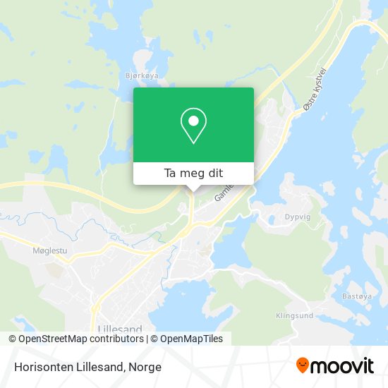 Horisonten Lillesand kart