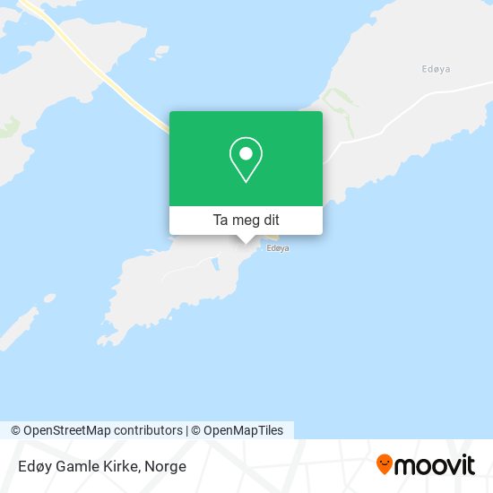 Edøy Gamle Kirke kart
